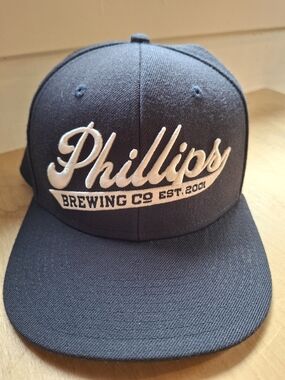 Philips Black Hat with White Embroidered Logo